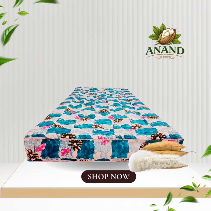 ILAVAM PANJU SINGLE BED DIAMOND MODEL 75 X 36 X 6 INCHES