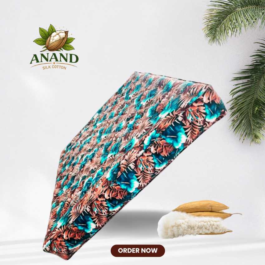 QUEEN SIZE BED -DIAMOND PATTERN 78X60X6 FULLY MACHINE STITCHED