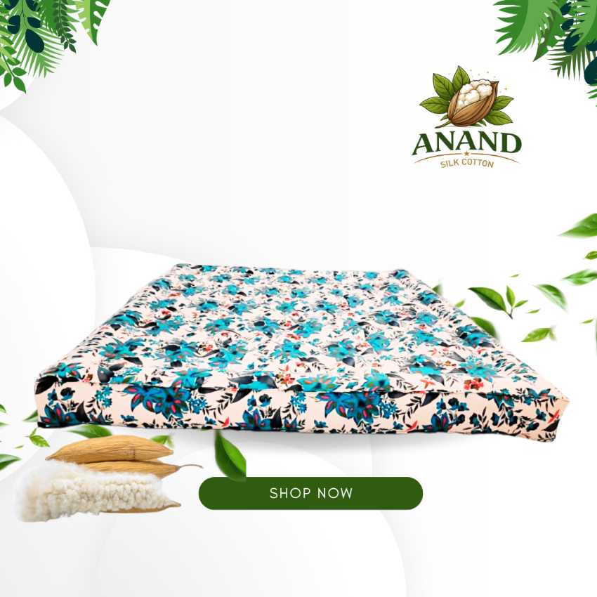 ILVAM PANJU KING SIZE BED -78LX72WX6H DIAMOND PATTERN-FULLY MACHINE STICHED