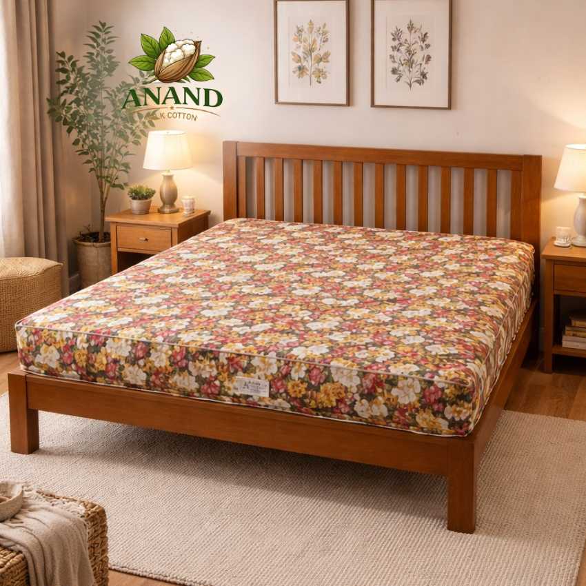 ILAVAM PANJU QUEEN SIZE 75X60X10 DIAMOND MODEL,FULLY MACHINE STITCHED-DOUBLE LAYERED