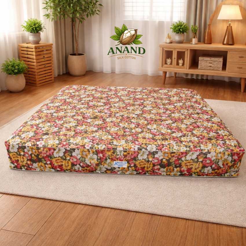 ILVAM PANJU KING SIZE BED -78LX72WX6H DIAMOND PATTERN-FULLY MACHINE STICHED